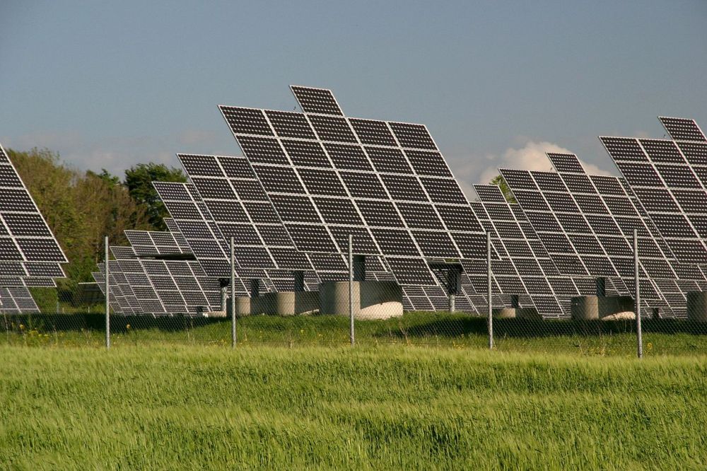 Solar park or PV farm